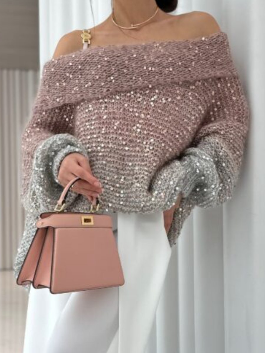 Sequined Sweater