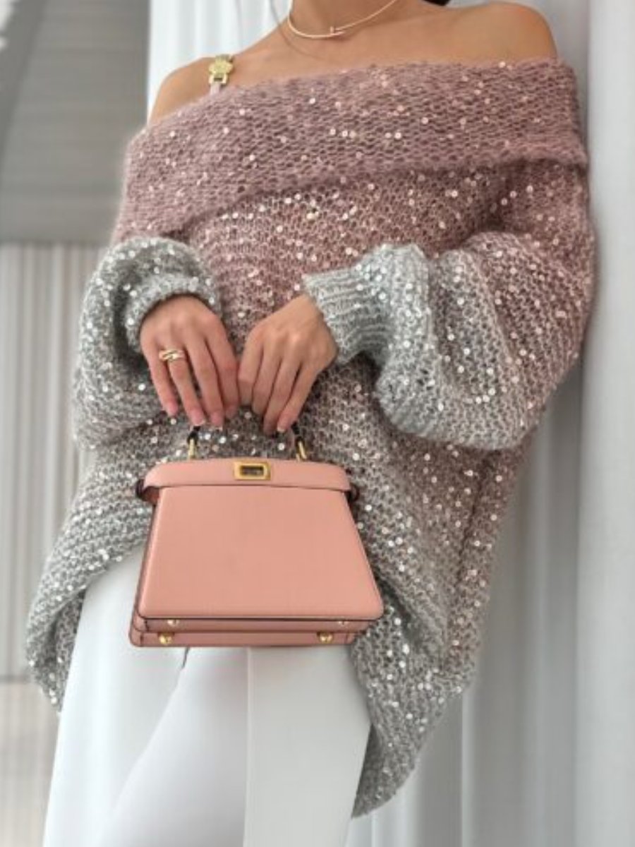 Sequined Sweater